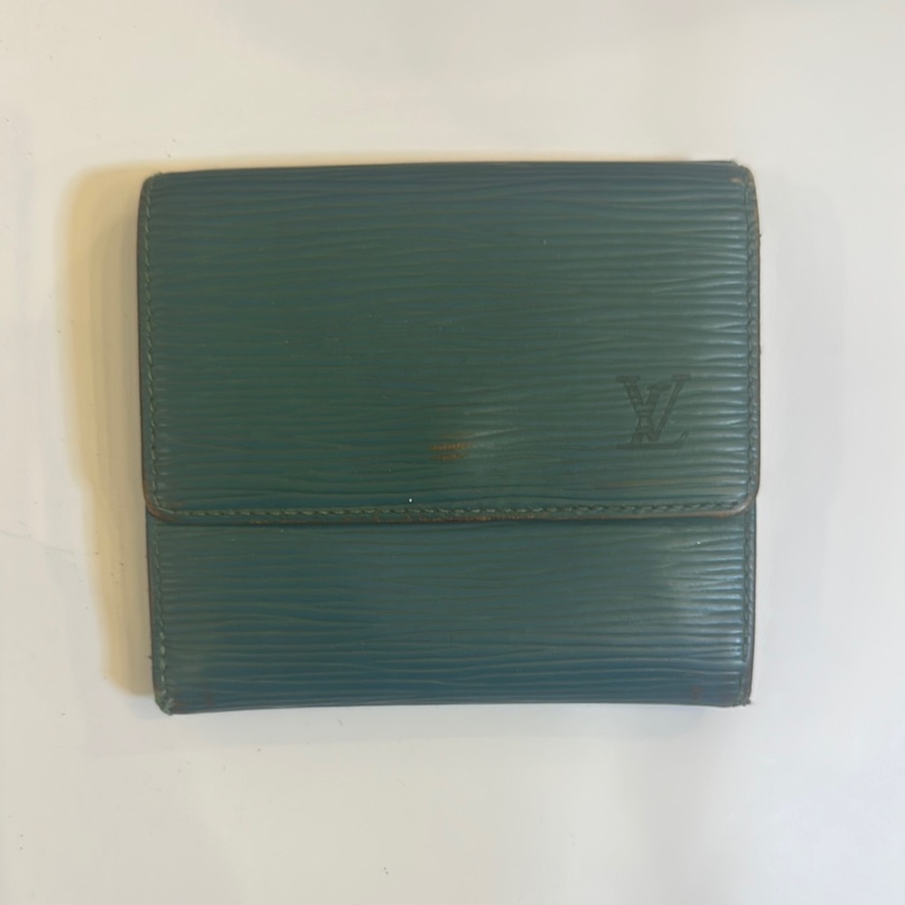 Louis Vuitton Green Leather Bag